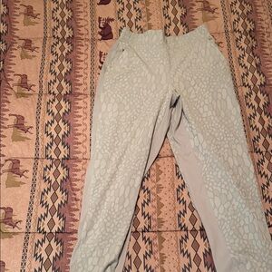 Athleta Gray Patterned Track Pants